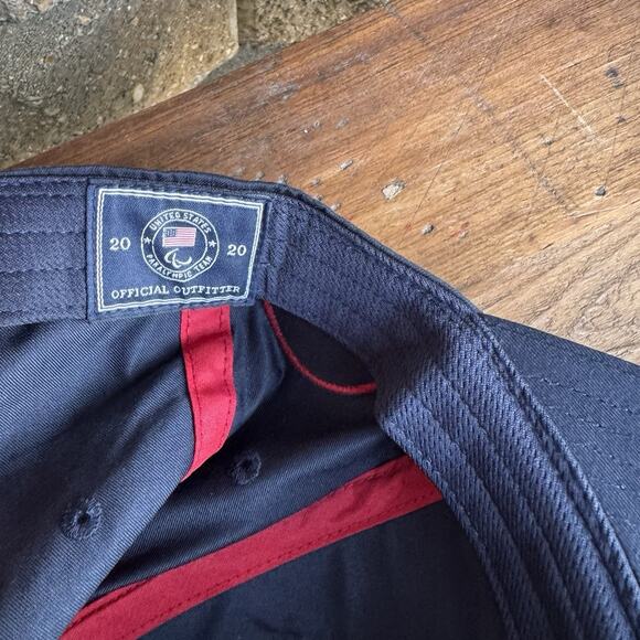 Polo Ralph Lauren Cap/Hat 2020 Olympics Paralympic Team USA Navy Blue &. Red NWT - Picture 7 of 7